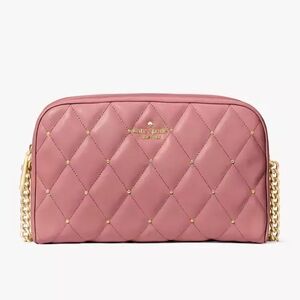 Kate Spade Pink Quilted Crossbody Bag